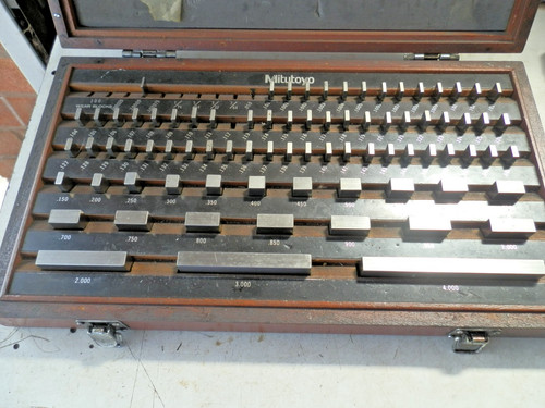 Mitutoyo imperial slip gauge