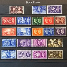GB George 6 KGVI Commemorative Stamp Sets Unmounted Mint UM MNH Excl. High Vals.