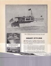 1946 Matthews Boat Ad / Port Clinton OH / 38 DeLuxe Sedan Cabin Cruiser