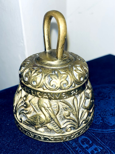 Antique brass monastery church - brass,