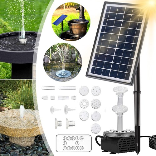 Solar powered water fountain - solar,