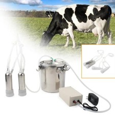 5L Electric Milking Machine Vacuum Pump Farm Cow Sheep Goat Milking Use 100-240V