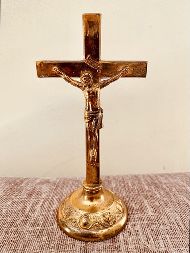Antique vintage crucifix - antique,
