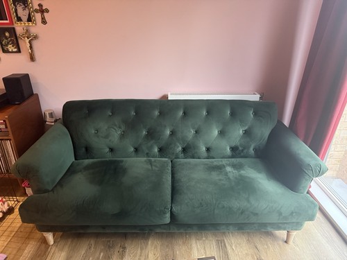 Dunelm green jazz seater - dunelm,