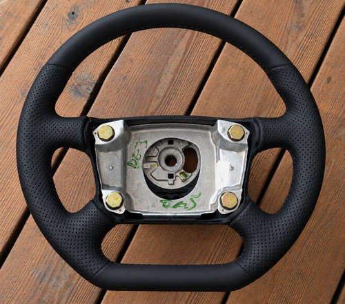 New leather steering wheel - new,