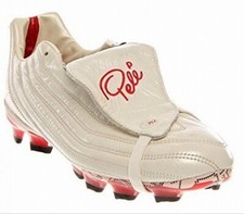 Pele Sports 1962 FG MS White Red Football Shoes EU 47 UK 11.5 WM EM