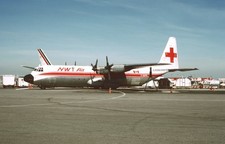 Original 35mm aircraft Slide NTA Lockheed L-100-30 C-GHPW CN4799 plane prop C130