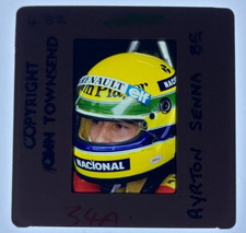 Ayrton Senna Louts 1985 35mm Slide Original (Free UK P&P)
