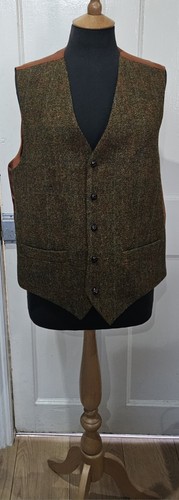 Harris tweed waistcoat - waistcoat,, size