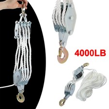 Rope Hoist Pulley Block Tackle