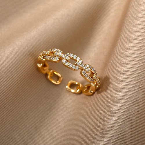 Elegant 18k gold - gold, diamond