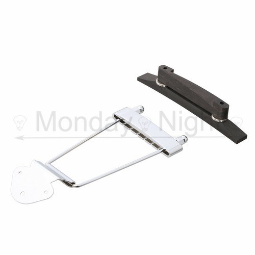 Ebony bridge string - 6, metal