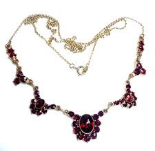 Antique Bohemian Garnet Tombak