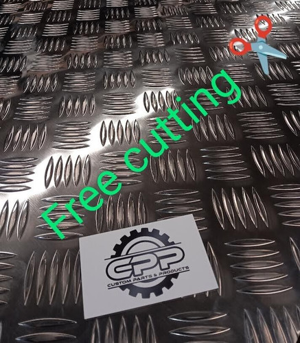 Aluminium chequer tread plate - tread,