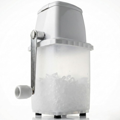 Manual ice crusher hand crank - hand,