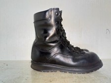 Matterhorn Black Leather Made in USA Tactical Military Boots Size UK 4 Vibram