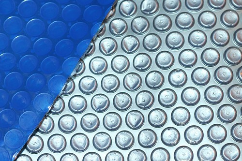 Silver blue 400 round - silver, solar