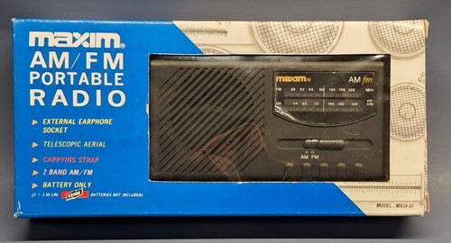Maxim fm radio - mx-17, new