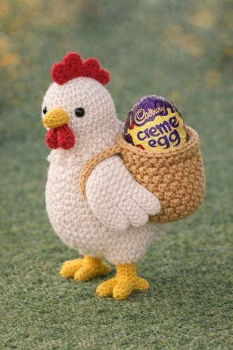 Easter hen creme egg - hen,
