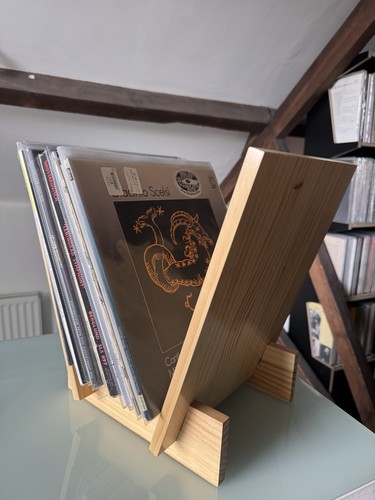 Vinyl record wooden storage - lp,