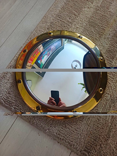 Round brass finish - round,