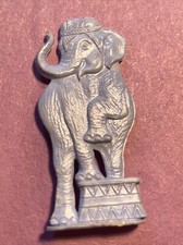 Vintage Cracker Jack Gumball Prize Plastic Stand Up Circus Blue Elephant 