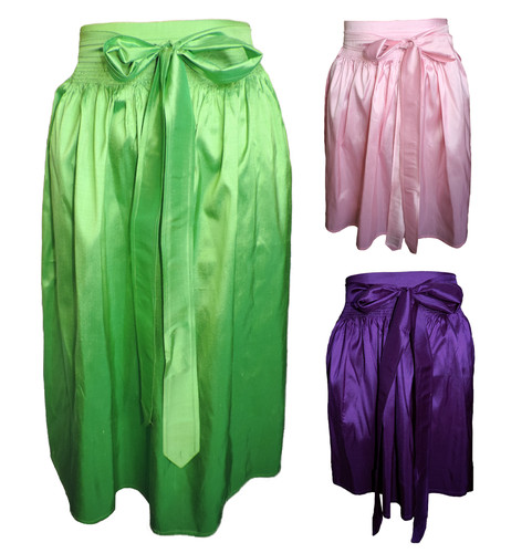 Ladies dirndl apron 100 silk - apron, 100%