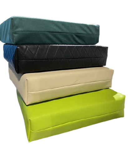 Faux leather cushion seat - faux,