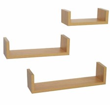 Set of 3 U Shape Floating Wall