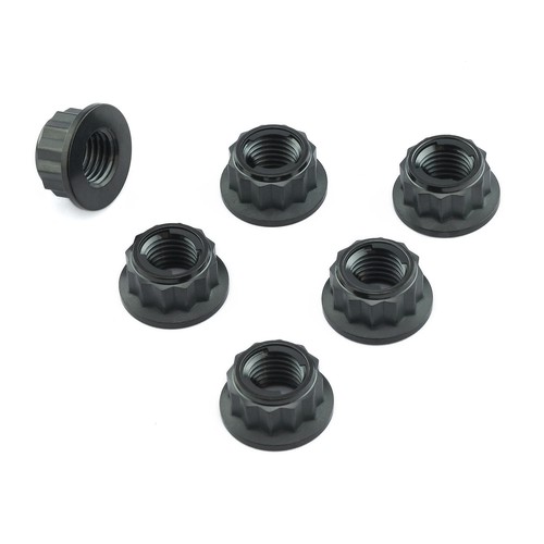 Titanium sprocket nuts m10 - titanium,