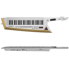 Roland AX-Edge White Keytar Synthesizer Keyboard ZEN-Core Synthesis System 49Key