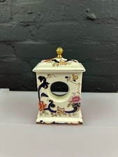 Masons Ironstone Blue Mandalay Clock 8" High ( No Clock Face )