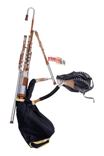 Irish uilleann bagpipe full - ,