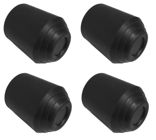 Heavy duty black rubber - 4x,