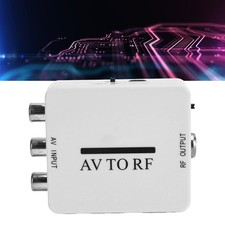 Video Converter Mini Audio Adapter TV Amplifier AV CVSB To RF 67.25MHz