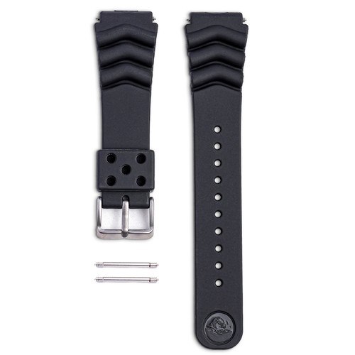Oem seiko 22mm black wave - oem,