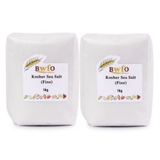 Kosher Sea Salt (Fine) 2kg | BWFO | Free UK Mainland P&P