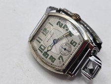 1920's GENTS WALTHAM Cushion 7 jewels WRIST WATCH 14k gold filled (Spares)