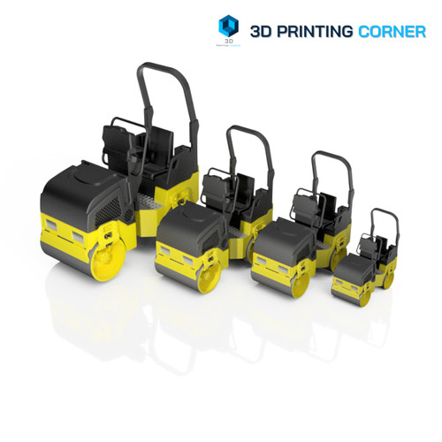 Asphalt road roller - road, paving