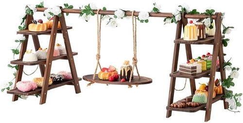 Bokalaka wooden cupcake stand - wooden,