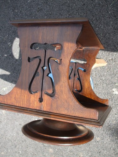 Small antique oak - , revolving