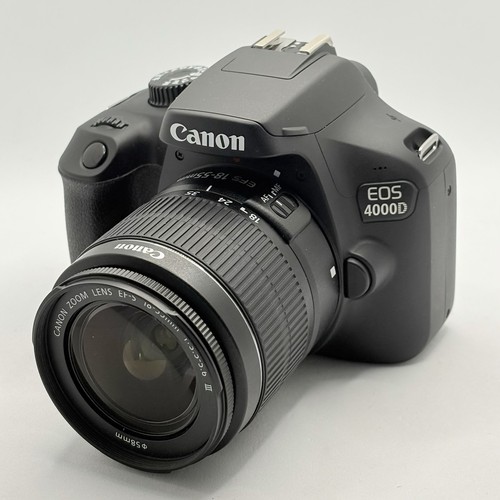 Canon 4000d with - 18-55mm, mark