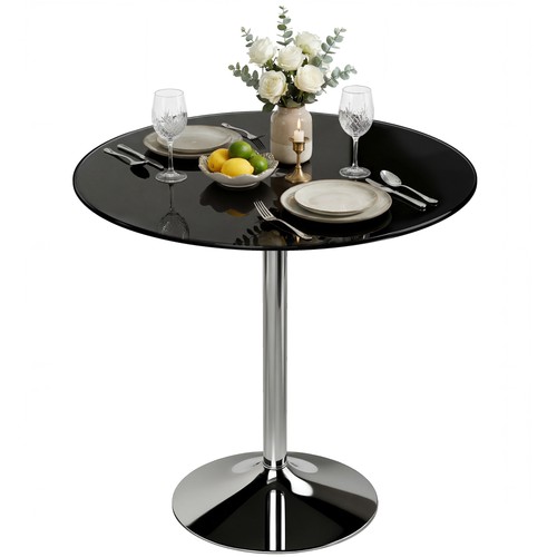 Homcom round bar - round, dining
