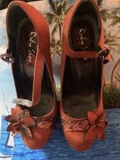 Ruby Shoo 5 Orange Heels