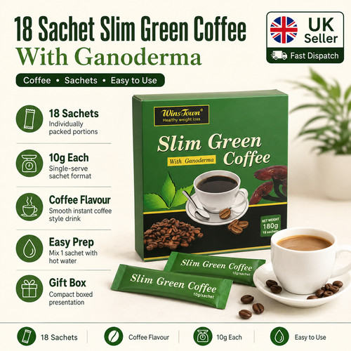 Green coffee with ganoderma - with,