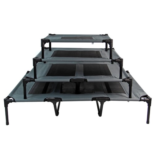 Elevated dog bed pet - bed, mesh
