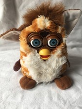Vintage Tiger Electronics 1999 Furby white and brown. model 70-800