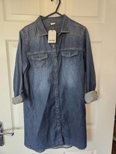 BNWT NEXT Girls Denim Dress