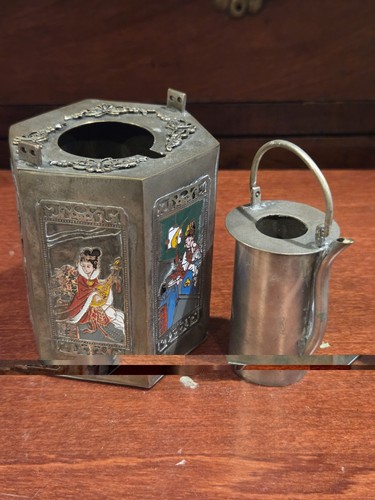 Antique chinese mini pewter - antique,