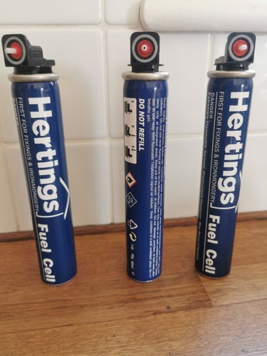 Nail gun gas 80ml - gun, x3